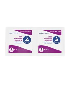 BZK Towelettes Bx/100 Non-Sterile
